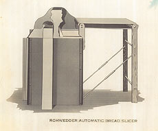 Original drawings sliced bread machine